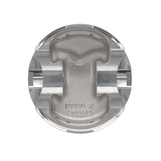 Manley Chevrolet Small Block Piston Set - 4.035in Bore 1.550in CH, -4.00 CC