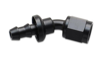 compare product Vibrant Push-On 30 Degree Hose End Elbow Fitting Size -12AN