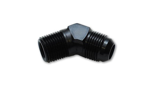 Vibrant -6AN to 3/8in NPT Male Swivel 90 Degree Adapter Fitting