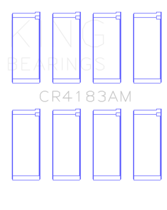 King Engine Bearings Chrysler/Mitsubishi 122ci 2.0L (Size STD) Rod Bearing Set