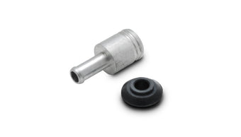 compare product Vibrant 19mm (3/4in) O.D. Aluminum Vacuum Hose Fitting (includes Rubber Grommet)