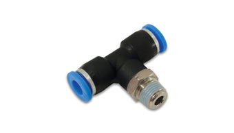 compare product Vibrant Push Lock Vacuum Male Tee Fitting Tube OD 3/16in Male Thread 1/8in NPT