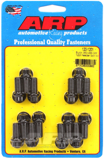 compare product ARP Buick 350-455 3/8in 12pt Header Bolt Kit
