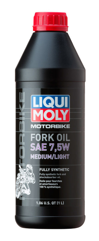 compare product LIQUI MOLY 1L Motorbike Fork Oil SAE 7.5W Medium/Light