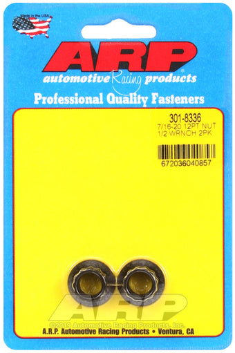 compare product ARP 7/16in-20 1/2 Socket 12pt Nut Kit 2 Pack