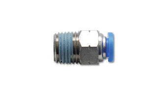 compare product Vibrant Male Straight Pneumatic Vacuum Fitting (1/8in NPT Thread) for use with 5/32in(4mm) OD tubing