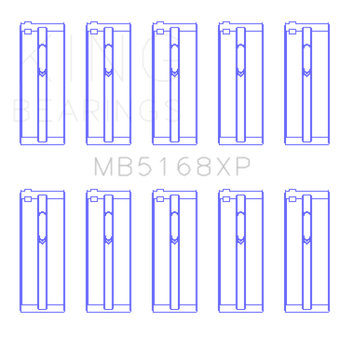 compare product King Engine Bearings Honda H22 50mm Journal Crankshaft Main Bearing Set (Size .025)