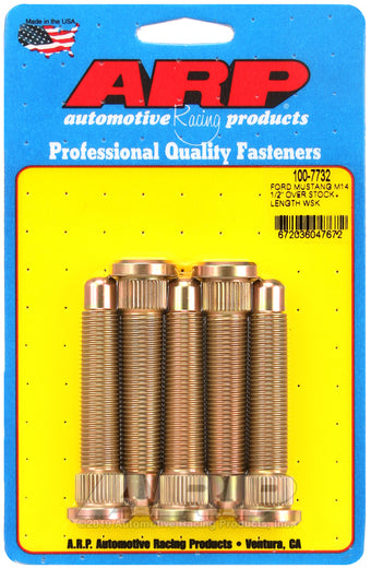 compare product ARP 2015+ Ford Mustang GT M14 1/2in Over Stock Length Wheel Stud Kit