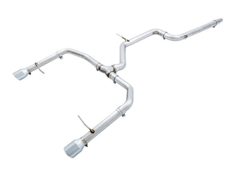 compare product AWE Tuning 18-21 Volkswagen Jetta GLI Mk7 Track Edition Exhaust - Chrome Silver Tips (Fits OEM DP)