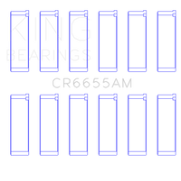 King Engine Bearings Mazda JE39 (Size STD)  Connecting Rod Bearings Set (6 Pairs)