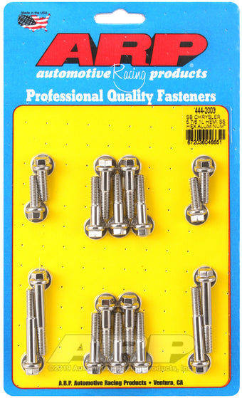 compare product ARP SB Chrysler 5.7/6.1L Hemi hex aluminum intake manifold bolt kit
