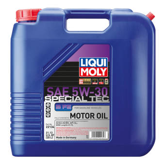 compare product LIQUI MOLY 20L Special Tec B FE Motor Oil SAE 5W30