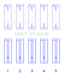 King Engine Bearings Mazda FE 2.0L Main Bearing Set
