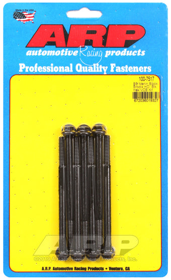 compare product ARP Merlin block, Brodix head BB  hex valve cover bolt kit