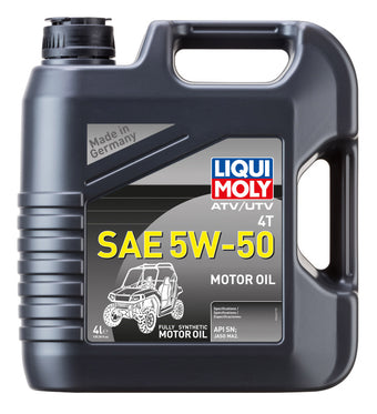 compare product LIQUI MOLY 4L ATV 4T Motor Oil SAE 5W50