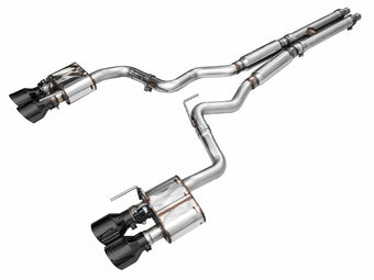 compare product AWE Tuning 21-23 Ford Mustang Mach 1 SwitchPath Cat-Back Exhaust w/ Quad Diamond Black Tips