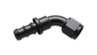 compare product Vibrant Push-On 60 Degree Hose End Elbow Fitting Size -4AN