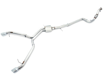 compare product AWE Tuning Audi B9 A5 Track Edition Exhaust Dual Outlet - Chrome Silver Tips (Includes DP)