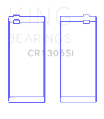 compare product King 03-15 Dodge Cummins Diesel 5.9L L6 (Size 0.5) Cracked Rod Bearing (Must Order 6 for Set)