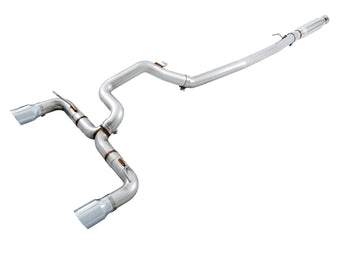 compare product AWE Tuning Ford Focus RS Track Edition Cat-Back Exhaust - Chrome Silver Tips