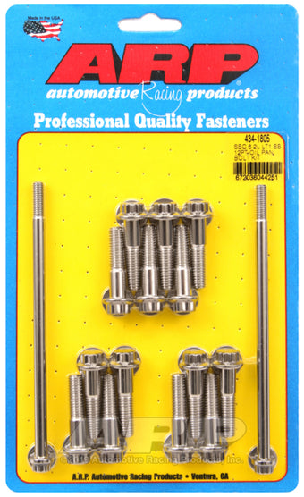 compare product ARP Chevy LT1 6.2L Oil Pan 12pt Stainless Steel Bolt Kit