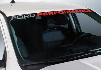compare product Ford Racing Ford Performance Ranger Windshield Banner - White/Red