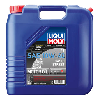 compare product LIQUI MOLY 20L Motorbike 4T SAE 10W40