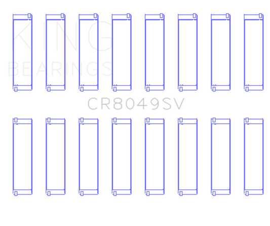 King Engine Bearings 08-11 BMW N62/N63/S63 Rod Bearing Set
