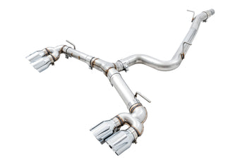 compare product AWE Tuning Mk7 Golf R Track Edition Exhaust w/Chrome Silver Tips 102mm