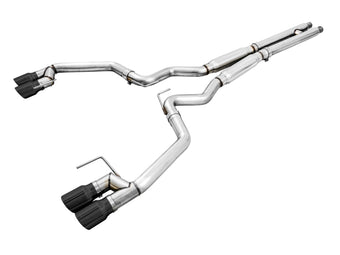 compare product AWE Tuning 2018+ Ford Mustang GT (S550) Cat-Back Exhaust - Track Edition (Quad Diamond Black Tips)