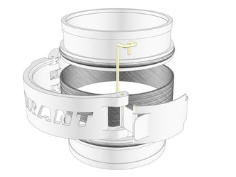 compare product Vibrant Stainless Steel Weld Fitting w/ O-Rings for 2.5in OD Tubing