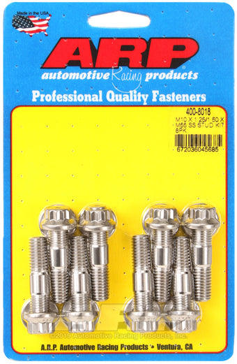 compare product ARP M10 x 1.25/1.50 x 48mm Broached Stud Kit