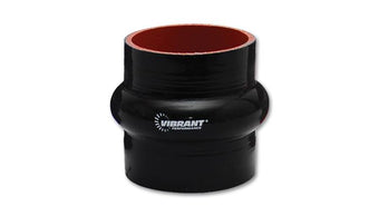 compare product Vibrant 4 Ply Reinforced Silicone Hump Hose Connector - 1.5in I.D. x 3in long (BLACK)