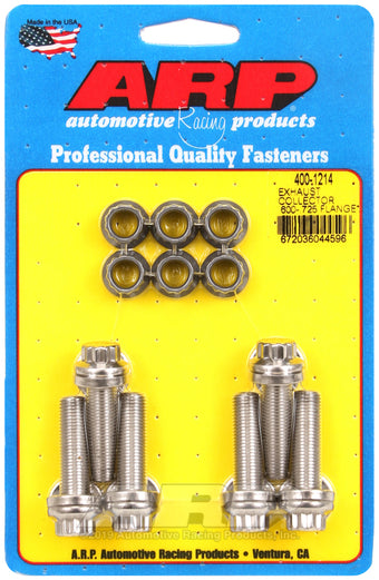 compare product ARP Exhaust collector .600-.725 flange bolt kit