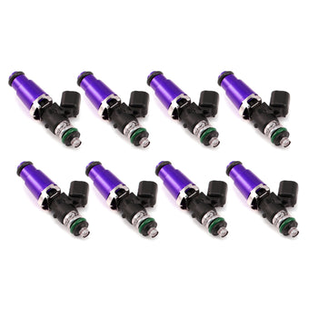compare product Injector Dynamics 1750-XDS - 60mm Length - 14mm Purple Top - 14mm Lower O-Ring (Set of 8)