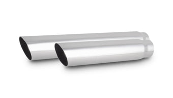 compare product Vibrant 3.5in Round SS Truck/SUV Exhaust Tip (Single Wall Angle Cut) - 3in inlet 11in long