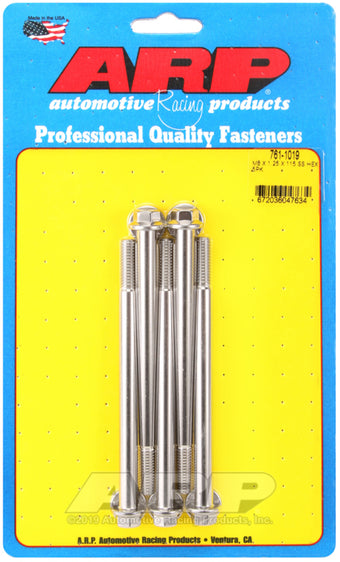 compare product ARP M8 x 1.25 x 115 Hex SS Bolts (5/pkg)