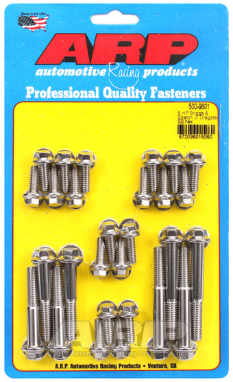 compare product ARP 5 HP Briggs & Straton Jr Dragster SS hex acc kit