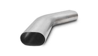 compare product Vibrant 3in Oval (Nominal Size) T304 SS 45 deg Mandrel Bend 6in x 6in leg lengths