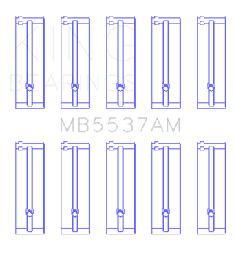 compare product King Ford/Kia/Mazda DOHC 16 Valve/SOHC 8 Valve/SOHC 16 Valve (Size +0.25) Main Bearing Set