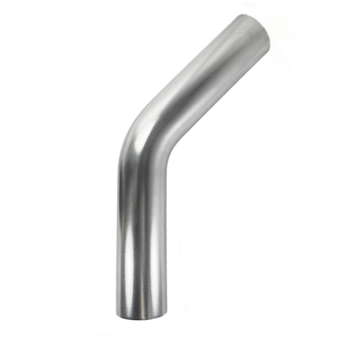 compare product Ticon Industries 2.5in Aluminum 6061 45 Deg Mandrel Bend - 1.5D Radius