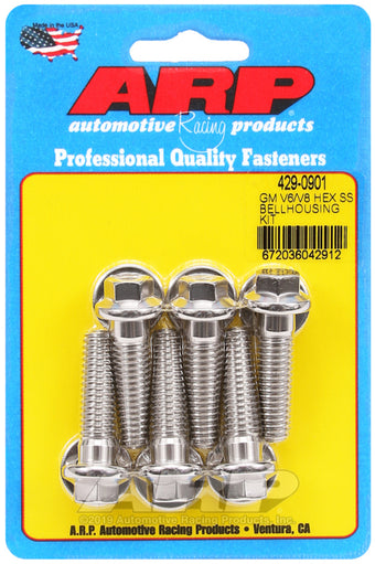 compare product ARP GM V6/V8 SS Hex Bellhousing Bolt Kit