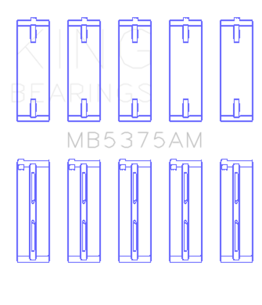 King Engine Bearings Toyota 2ZZGE Crankshaft Main Bearing Set