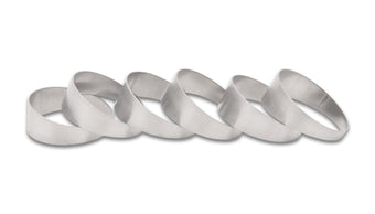 compare product Vibrant 3.50in O.D. T304 SS Pie Cuts - Set of 6