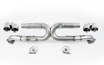 compare product AWE Tuning 991 Carrera Performance Exhaust - Chrome Silver Tips