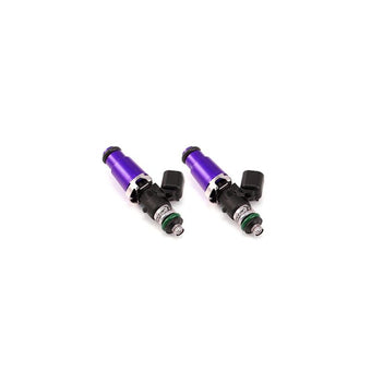 compare product Injector Dynamics 2600-XDS Injectors - 60mm Length - 14mm Purple Top - 14mm Lower O-Ring (Set of 2)