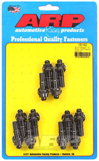compare product ARP Buick Stage II & Prod 12pt header stud kit