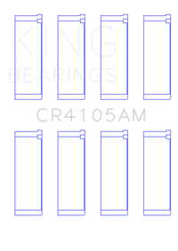 King Engine Bearings Mazda FS-DE L4/FP L4/FS L4  DOHC 16 Valve Rod Bearing Set - Size STD