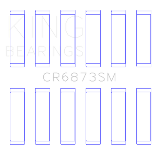 King Engine Bearings Toyota 2Gr-Fe/3Gr-Fe (Size +0.25mm) Connecting Rod Bearing Set