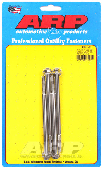 compare product ARP Merlin block, Brodix head SB  hex valve cover bolt kit